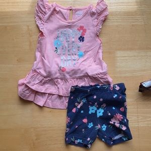 Baby Girl 12M Tank & Shorts Set